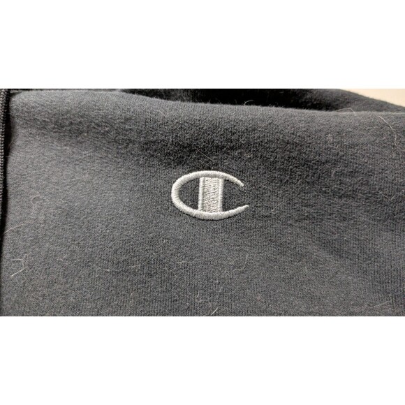 Champion Eco Zip Up Hoodie Jacket Men’s Size L Black - Picture 5 of 5